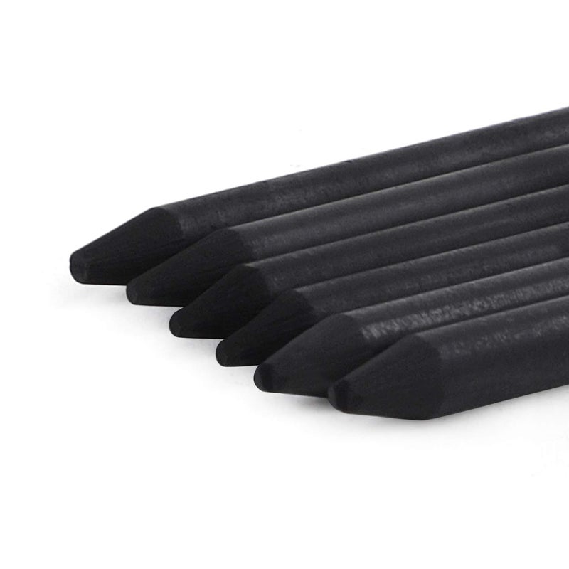 BXT 5.6MM Lead Refills for Metal Automatic Mechanical Graphite Pencil,6pcs Charcoal Refills in Soft Medium Hard for Draft Drawing, Shading, Crafting, Art Sketching - Image 4